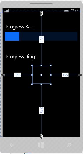 Progress Ring control in Windows phone